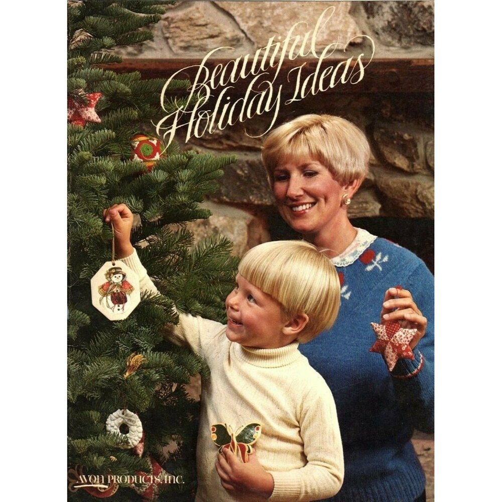 Better Homes and Gardens Beautiful Holiday Ideas Patterns and Recipes Avon 1980